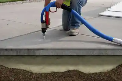 Concrete levelling with polyurethane foam | Charleston Concrete