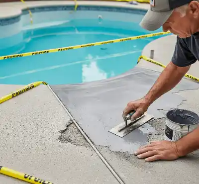 Concrete pool deck repair | Charleston Concrete