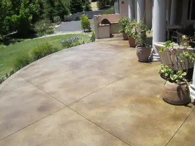Concrete surface with added colour | Charleston Concrete