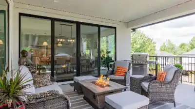 Sliding patio door replacement and installation | Charleston Concrete
